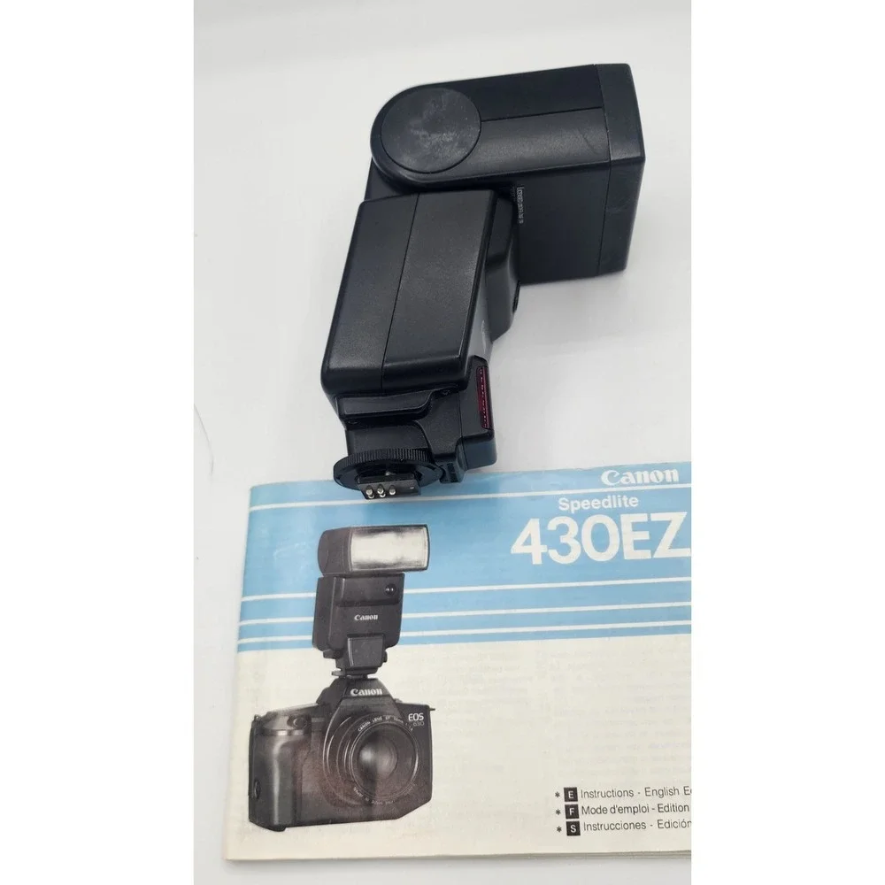Canon Speedlite 430EZ Flash for Canon EOS Film Camera Tested Working